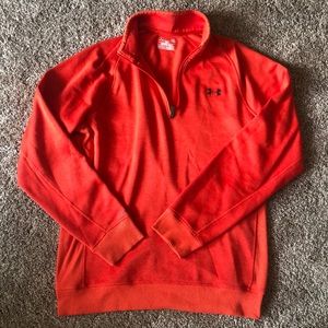 Under Armour Orange Quarter Zip Pullover